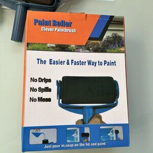 NEW Paint Roller Clever Paintbrush Set - No Drops - No Spills - No Mess